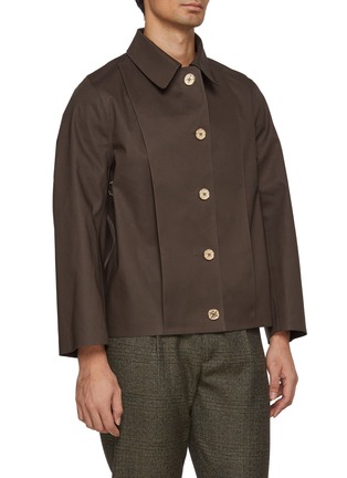 细节 - 点击放大 - BARRIE - x Mackintosh Cotton Caban Coat