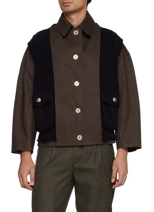 首图 - 点击放大 - BARRIE - x Mackintosh Cotton Caban Coat