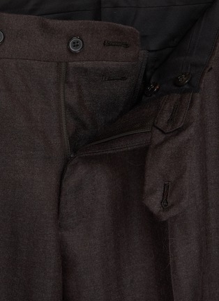 细节 - 点击放大 - RING JACKET - Notch Lapel Single Breasted Milled Herringbone Wool Suit
