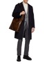 模特儿示范图 - 点击放大 - RING JACKET - Notch Lapel Single Breasted Wool Blazer