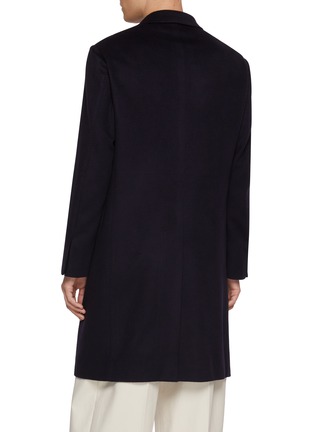 背面 - 点击放大 - RING JACKET - Notch Lapel Single Breasted Wool Cashmere Chester Coat