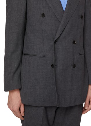 细节 - 点击放大 - RING JACKET - Peak Lapel Double Breasted Wool Blazer