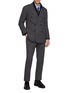 模特儿示范图 - 点击放大 - RING JACKET - Peak Lapel Double Breasted Wool Blazer