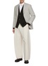 模特儿示范图 - 点击放大 - RING JACKET - Notch Lapel Single Breasted Wool Blazer