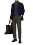 模特儿示范图 - 点击放大 - RING JACKET - Notch Lapel Single Breasted Wool Blazer