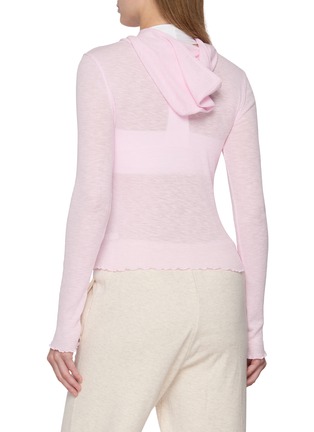 背面 - 点击放大 - FP MOVEMENT - Breathe Easy Long Sleeve Hooded Cotton Blend Top