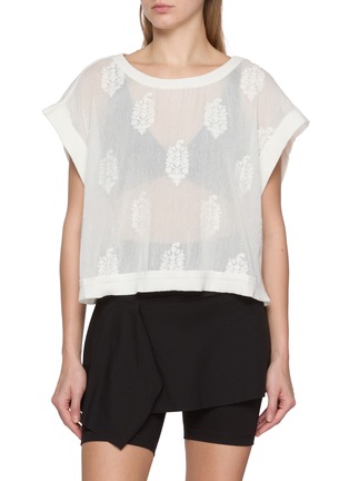 首图 - 点击放大 - FP MOVEMENT - My Time Lace Cotton Blend T-Shirt