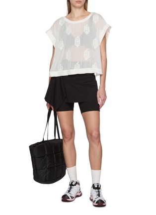 模特儿示范图 - 点击放大 - FP MOVEMENT - My Time Lace Cotton Blend T-Shirt