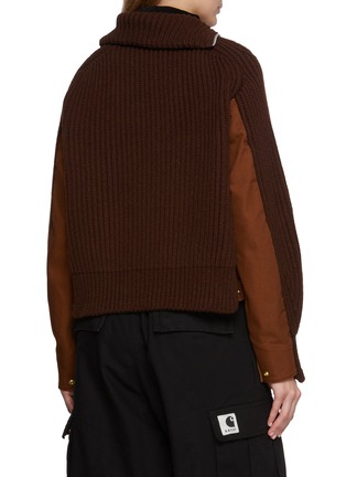 背面 - 点击放大 - SACAI - x Carhartt Knit Blouson Jacket