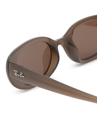 细节 - 点击放大 - RAY-BAN - Acetate Oval Sunglasses