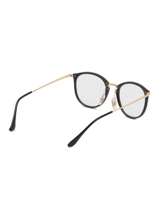 模特儿示范图 - 点击放大 - RAY-BAN - Acetate Metal Square Optical Glasses