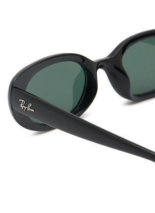 细节 - 点击放大 - RAY-BAN - Acetate Oval Sunglasses