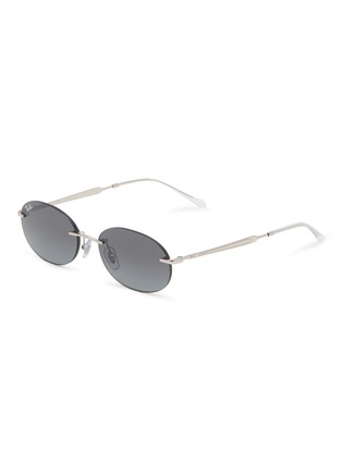 首图 - 点击放大 - RAY-BAN - Metal Oval Sunglasses