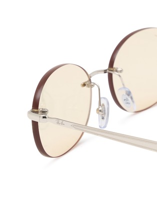 细节 - 点击放大 - RAY-BAN - Metal Round Sunglasses