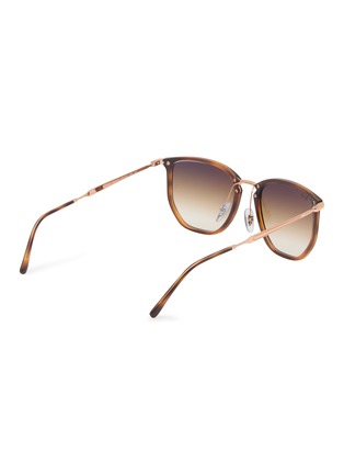 模特儿示范图 - 点击放大 - RAY-BAN - Acetate Metal Irregular Sunglasses