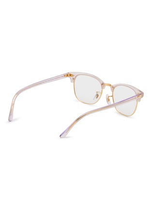 模特儿示范图 - 点击放大 - RAY-BAN - Acetate Metal Square Optical Glasses