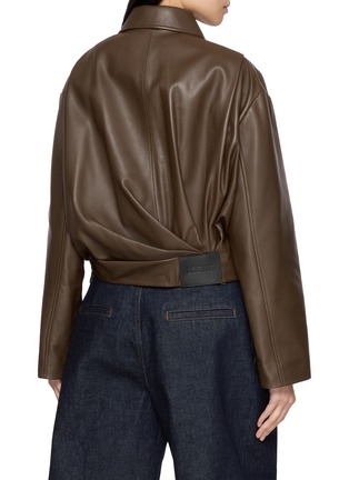 背面 - 点击放大 - LOEWE - Balloon Draped Calfskin Leather Jacket