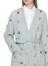  - LOEWE - Cat Embroidered Belted Cardigan