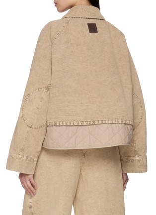 背面 - 点击放大 - LOEWE - 酸洗做旧双袋牛仔夹克