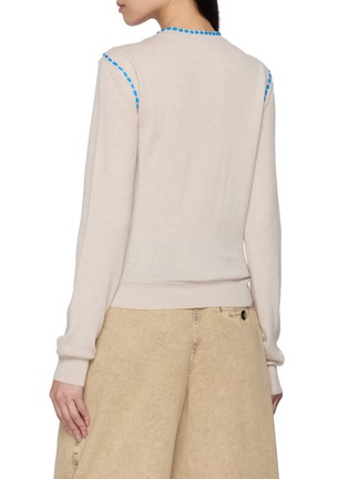 背面 - 点击放大 - LOEWE - 围巾领针织衫