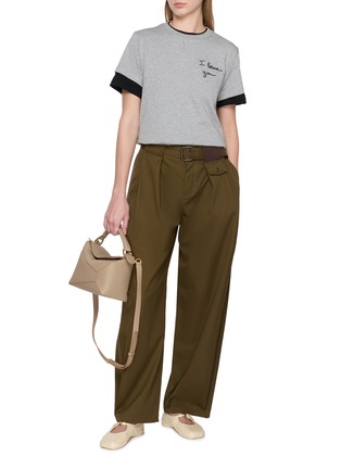 模特儿示范图 - 点击放大 - LOEWE - Front Pocket Detail Pants