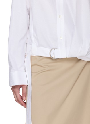  - LOEWE - 不对称腰带衬衫