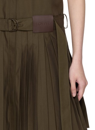  - LOEWE - Belted Pleated Dress