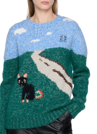  - LOEWE - X LOUIS WAIN 图案针织衫