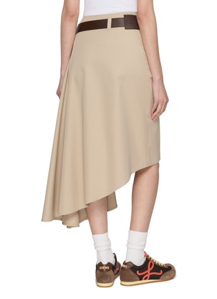 背面 - 点击放大 - LOEWE - 不对称腰带中长半身裙