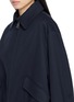  - LOEWE - Hooded Split Back Cotton Silk Parka