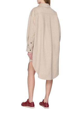 背面 - 点击放大 - LOEWE - 纽扣羊毛外套