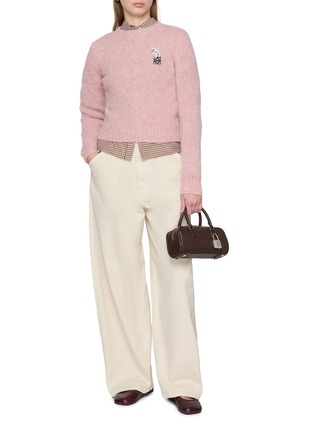 模特儿示范图 - 点击放大 - LOEWE - X LOUIS WAIN 刺绣针织衫