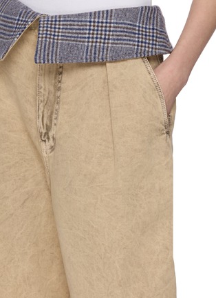  - LOEWE - 翻边腰头弯刀牛仔裤