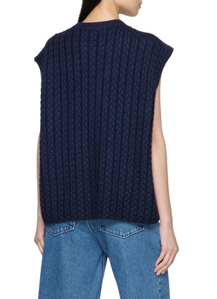 背面 - 点击放大 - LOEWE - Braided Anagram Knit Vest
