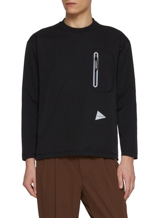 首图 - 点击放大 - AND WANDER - Hybrid Warm Pocket Long Sleeve Hoodie