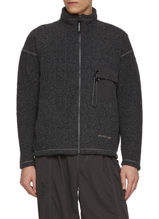 首图 - 点击放大 - AND WANDER - Jacquard Zipped Jacket