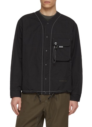 首图 - 点击放大 - AND WANDER - Collarless Octa Shirt Jacket