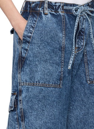  - ALAÏA - 工装阔腿牛仔裤