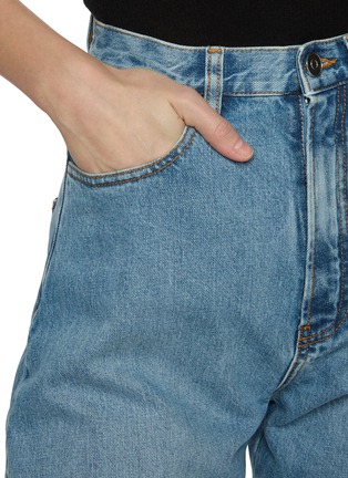  - ALAÏA - 高腰弯刀牛仔裤