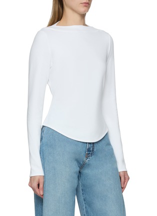 正面 -点击放大 - ALAÏA - 船领长袖 T 恤