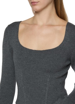  - ALAÏA - Corset Knit Top