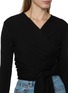  - ALAÏA - Long Sleeve Wrapped Knit Top