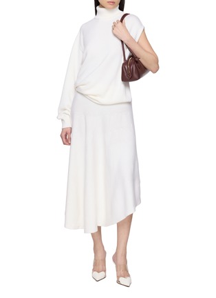 模特儿示范图 - 点击放大 - ALAÏA - 非对称剪裁连衣裙