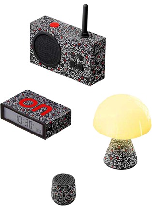 细节 - 点击放大 - LEXON - x Keith Haring Gift Set — Love Black