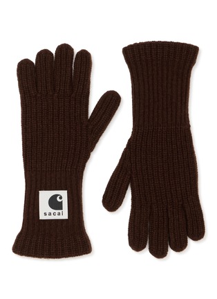 首图 - 点击放大 - SACAI - X Carhartt WIP Wool Blend Rib Knit Gloves