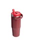 细节 –点击放大 - STANLEY - The Iceflow™ Flip Straw 2.0 Tumbler 30oz — Cranberry