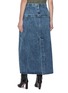 背面 - 点击放大 - BOWTE - Front Peplum Voluminous Denim Maxi Skirt