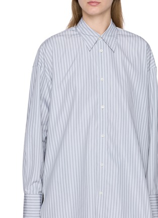  - BOWTE - Oversized Striped Cotton Shirt