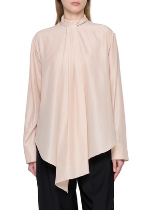 首图 - 点击放大 - BOWTE - Knot Collar Detail Blouse