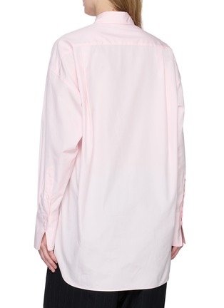 背面 - 点击放大 - BOWTE - Oversized Batwing Cotton Shirt